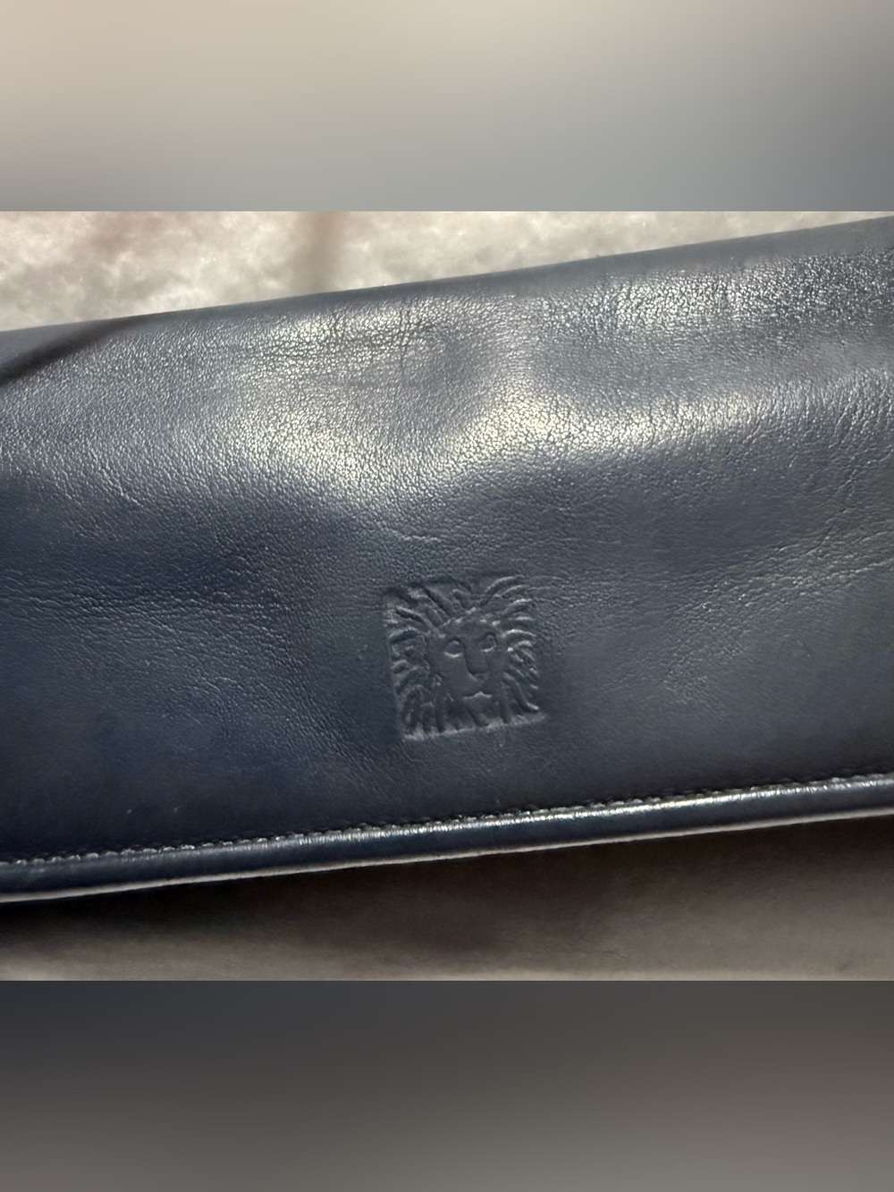 Anne Klein Navy Blue Leather Crossbody Bag - Picture 5 of 9